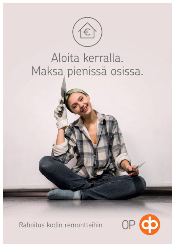 OP-rahoitus kodin remontteihin — aloita kerralla, maksa pienissä osissa